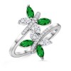 The Butterfly Ring Emerald Ring Emerald Ring - Rings - $1,559.99 