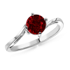 The Sculpted Ruby Engagement Ring - Rings - $3,049.99 