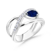 The Sculpture Ring Sapphire Ring - Pierścionki - $1,019.99  ~ 876.05€