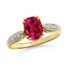 The Tulip Ring Ruby Ring - Anillos - $279.99  ~ 240.48€