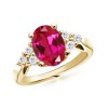 The Toni Ring Ruby Ring Created Ruby Ring - Obroči - $469.99  ~ 403.67€