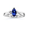 The Twist Ring Sapphire Ring - Obroči - $269.99  ~ 231.89€