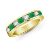 The Eternity Band Emerald Ring - Rings - $1,579.99 