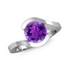 The Bypass Ring Amethyst Ring - リング - $479.99  ~ ¥54,022