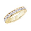 Round Diamond Eternity Wedding Ring Band in 14k Yellow Gold - Obroči - $1,789.99  ~ 1,537.40€