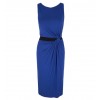 Ashanti Twist Dress Blue - Dresses - £109.00 