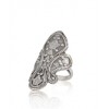 CHAN LUU Textured Sterling Silver Ring - Pierścionki - $174.00  ~ 149.45€