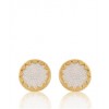 HOUSE OF HARLOW White Sand Sunburst Stud Earrings - Uhani - $30.00  ~ 25.77€