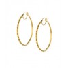 MELINDA MARIA Pyramid Large Hoops in Gold - Jewelry - $115.00 