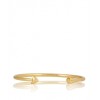 MELINDA MARIA Nailhead Heart Arrow Bangle in Gold - Bracelets - $62.00 