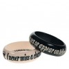 JESSICA KAGAN CUSHMAN "I never miss a chance to have sex or appear on television." Bangle Bracelet in Black - Bracelets - $75.00 