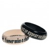 JESSICA KAGAN CUSHMAN "I never miss a chance to have sex or appear on television." Bangle Bracelet in Black - Zapestnice - $75.00  ~ 64.42€