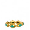 MELINDA MARIA Gwyneth2R Ring in Gold with Turquoise - Aneis - $46.00  ~ 39.51€