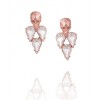 JOOMI LIM London Calling Rose Gold Skull & Crystal Earrings - Earrings - $169.00 