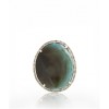 CHAN LUU LUXE Deep Blue Agate Ring with Champagne Diamonds - Rings - $545.00 