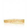 CATHERINE WEITZMAN Wide 18k Gold Coral Bracelet Bangle - Bracelets - $165.00 