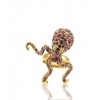 KENNETH JAY LANE Antique Gold and Pink Multi Octopus Ring - Ringe - $129.00  ~ 110.80€