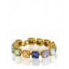 KENNETH JAY LANE Gold-Plated Headlight Bracelet In Pastel - Bracelets - $235.00  ~ £178.60