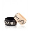 JESSICA KAGAN CUSHMAN Ripped Off by Chanel Bangle Bracelet in Black and Ivory - Bracelets - $135.00 
