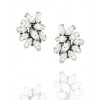 BEN AMUN Crystal Cluster Rounded Earrings - Earrings - $99.00 