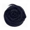 CHAN LUU Silk and Cashmere Polka Dot Scarf in Dress Blue - Šalovi - $239.00  ~ 205.27€