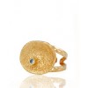 MELINDA MARIA Vanessa Pod Ring with Blue Diamond CZ - Rings - $78.00  ~ £59.28