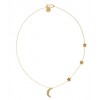 MELINDA MARIA Shiny Moon and Star 18K Gold Plated Necklace - Ogrlice - $75.00  ~ 64.42€