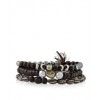 CHAN LUU Matte Onyx Mix Stretch Bracelet Set - Bransoletka - $104.00  ~ 89.32€