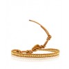 CHAN LUU Gold Nugget Single Wrap Bracelet on Indian Sun Leather - ブレスレット - $115.00  ~ ¥12,943