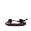 CHAN LUU Bronzite Single Wrap Bracelet on Black Leather - Narukvice - $188.00  ~ 161.47€