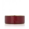 BEN AMUN Thick Red Resin Bangle with 24k Gold Trim - Bracelets - $130.00 