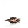 JOOMI LIM Metal Luxe Hematite Spike Ring - Prstenje - $139.00  ~ 119.39€