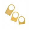 ELIZABETH KNIGHT Set of Three Hammered Layer Rings - Obroči - $195.00  ~ 167.48€