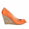 Carolina peep toe wedge - Tangerine Tango - 坡跟鞋 - $59.95  ~ ¥401.69