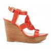 Kandace cut out wedge - Max Red - ウェッジソール - $59.95  ~ ¥6,747