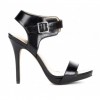 Aubrey platform sandal - Black - Sandals - $59.95 