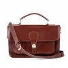 Britt messenger bag - Dark Brown - Messenger bags - $129.95 
