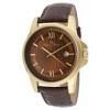 Lucien Piccard Men's Breithorn Brown Dial Brown Genuine Leather 10048-YG-04 - Ure - $99.99  ~ 85.88€