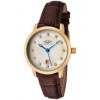 Rotary Women's White Swarovski Crystal Champagne Textured Dial Brown Leather LS42827/08 - Ure - $125.00  ~ 107.36€