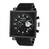 Red Line Men's Compressor2 Chrono Black Dial w/White Accents Black IP Square Case Black Silicone 50036-BB-01-WA - Watches - $186.99  ~ £142.11