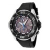 Citizen Men's Eco-Drive Chronograph Black Textured Dial Black Rubber BJ2115-07E - Watches - $526.99 