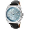SWISS LEGEND Men's Heritage Light Blue Dial Black Genuine Leather 20434-012 - Watches - $149.99 