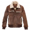 Men's Earthkeepers® Shearling Leather Bomber - Chaquetas - £790.00  ~ 892.78€