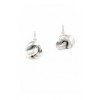 Knot Stud Earrings - Uhani - $75.00  ~ 64.42€