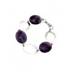 Amethyst Circles Bracelet - Bracelets - $46.00 