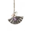 Vintage Fan Pendant Necklace - Ожерелья - $114.00  ~ 97.91€