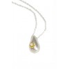 Small Teardrop Silver Necklace - Collares - $108.00  ~ 92.76€