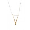 Gold Valentine Necklace - ネックレス - $48.00  ~ ¥5,402