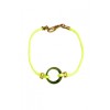 Neon Yellow and Jade Bracelet - Bracelets - $94.00 