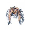 Silk Fringe Square Scarf - リング - $98.00  ~ ¥11,030